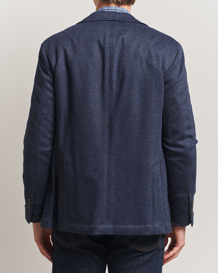 Hombres | Blazers | Polo Ralph Lauren | Herringbone Single Breasted Sportcoat Navy Multi