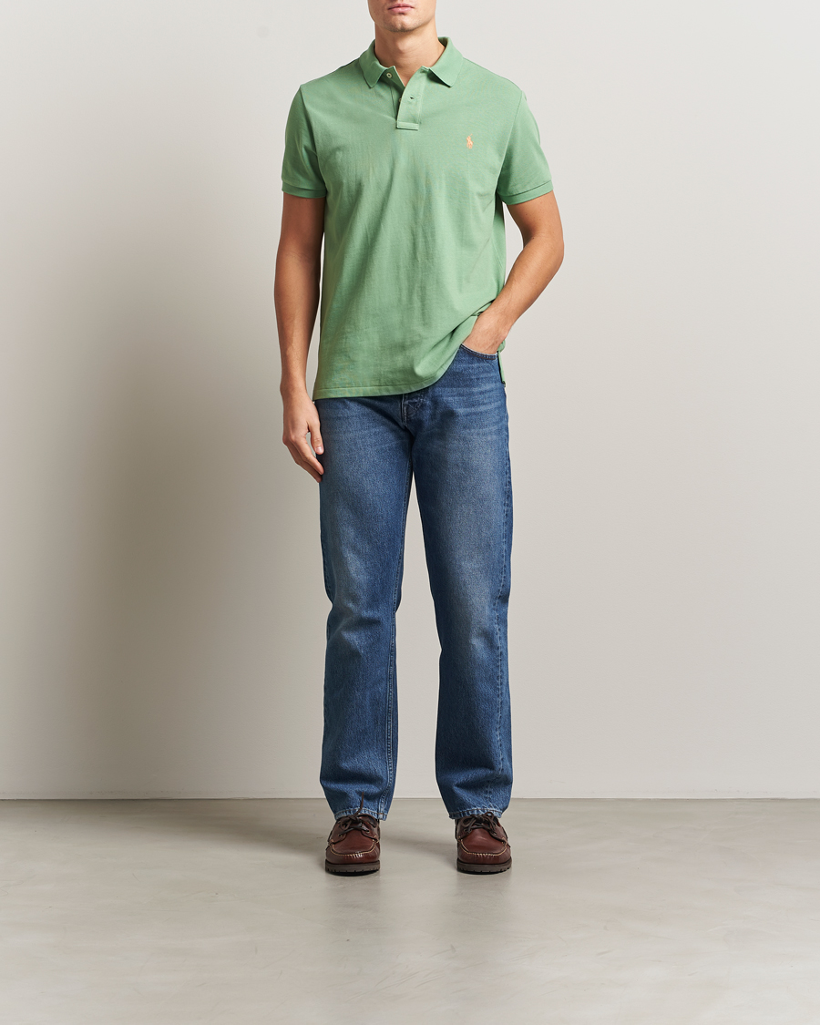 Hombres | Polos | Polo Ralph Lauren | Custom Slim Fit Polo Outback Green