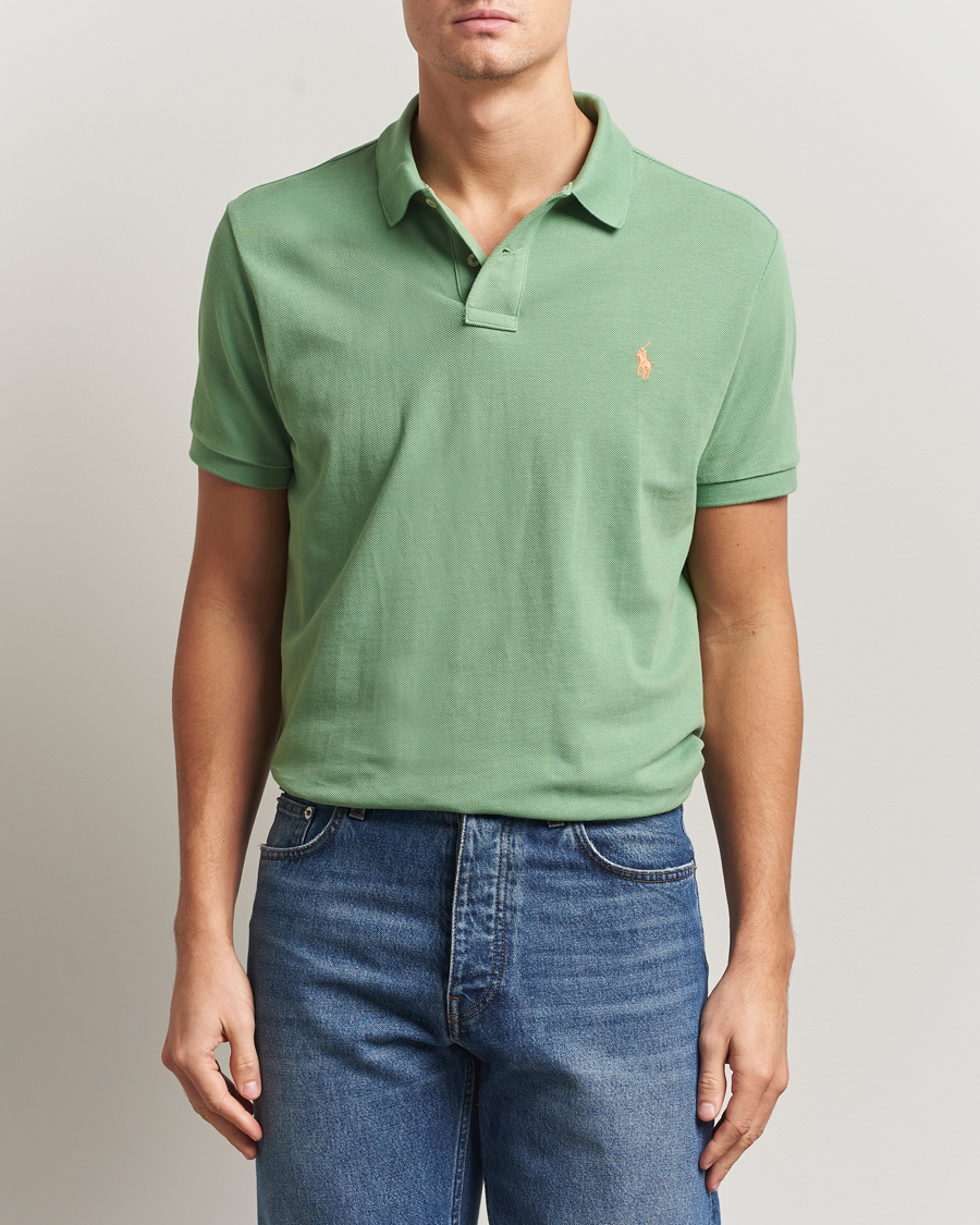 Hombres | Polos | Polo Ralph Lauren | Custom Slim Fit Polo Outback Green