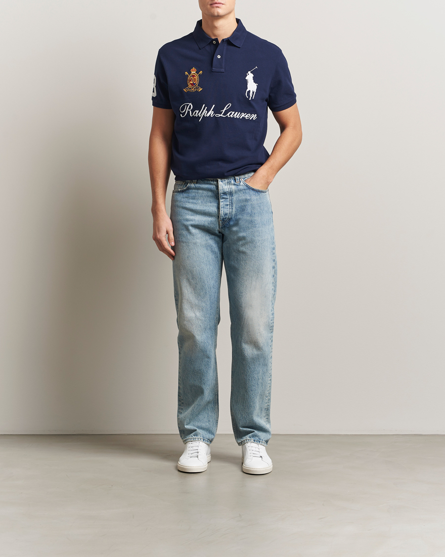 Hombres | Polos | Polo Ralph Lauren | Custom Slim Fit Big Pony Polo Cruise Navy