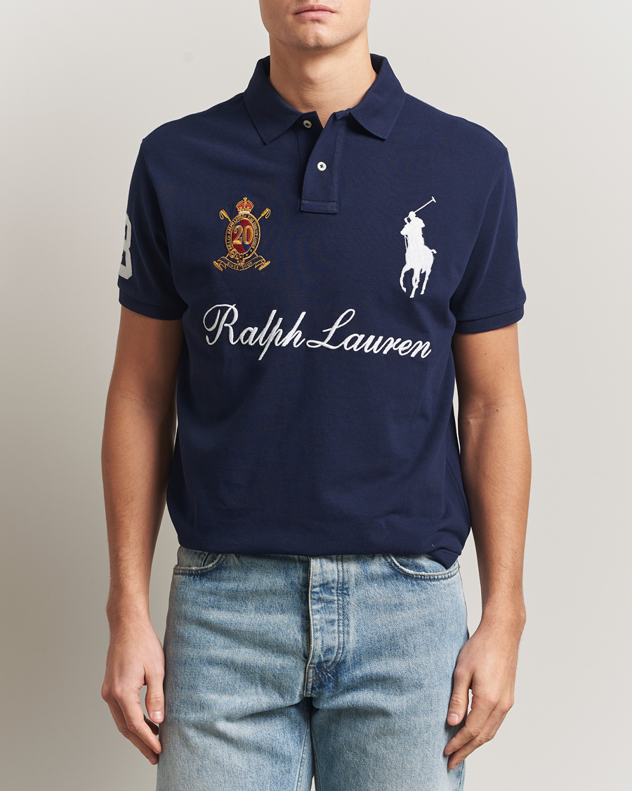Hombres | Polos | Polo Ralph Lauren | Custom Slim Fit Big Pony Polo Cruise Navy