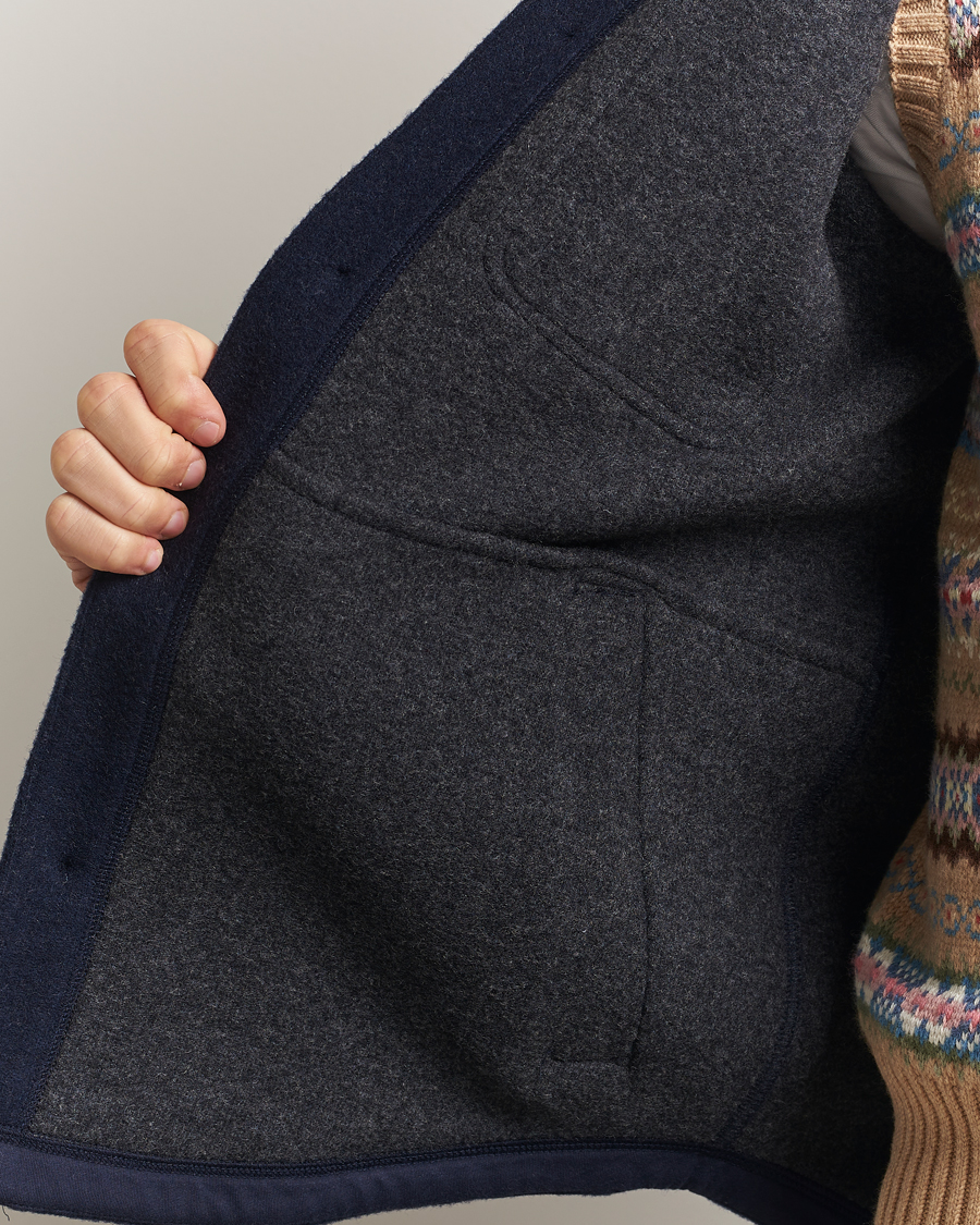 Hombres | Camisas | Polo Ralph Lauren | Brushed Double Knitted Overshirt Worth Navy Heather