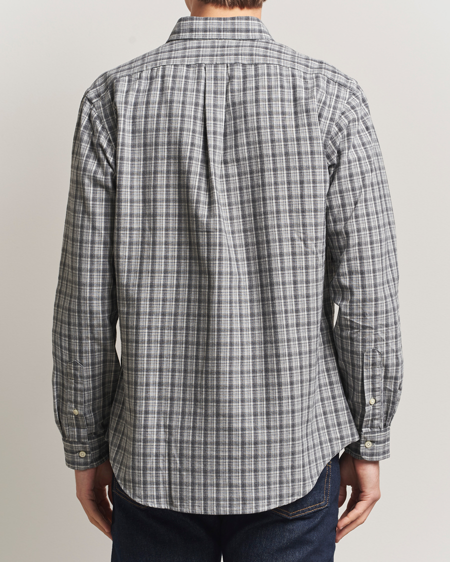 Hombres | Camisas | Polo Ralph Lauren | Custom Fit Checked Shirt Grey Heather Multi