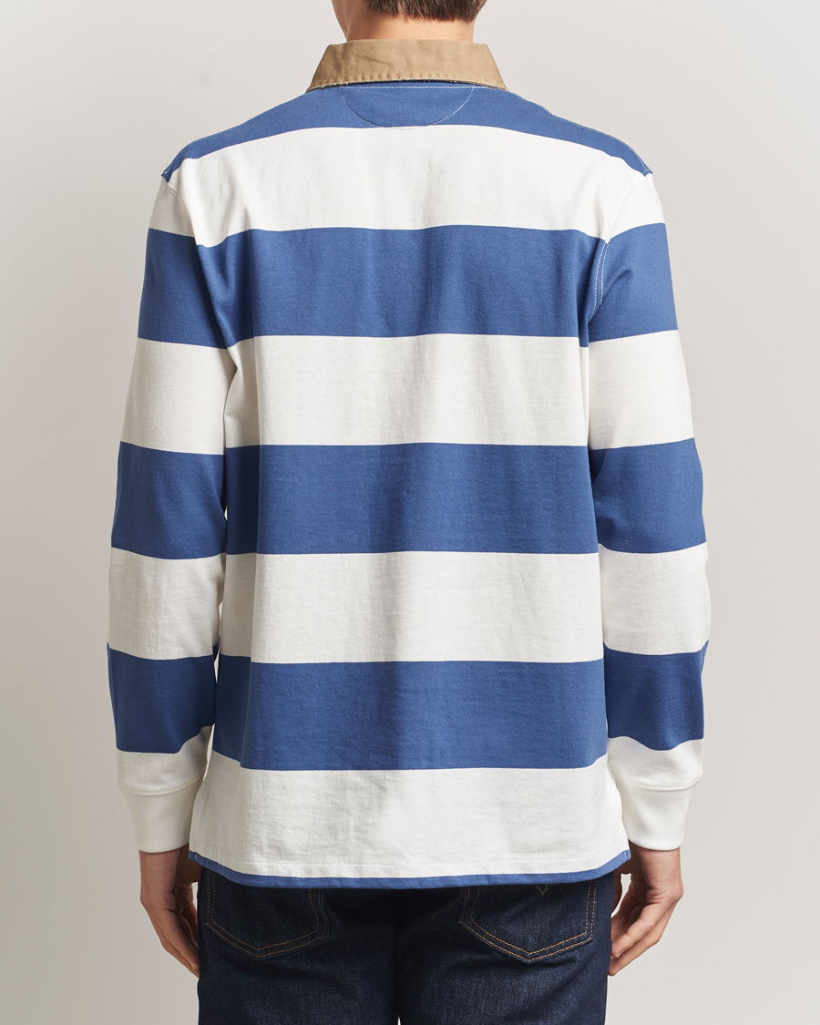 Hombres | Jerséis y prendas de punto | Polo Ralph Lauren | Long Sleeve Rugby Sweater Old Royal/Cream