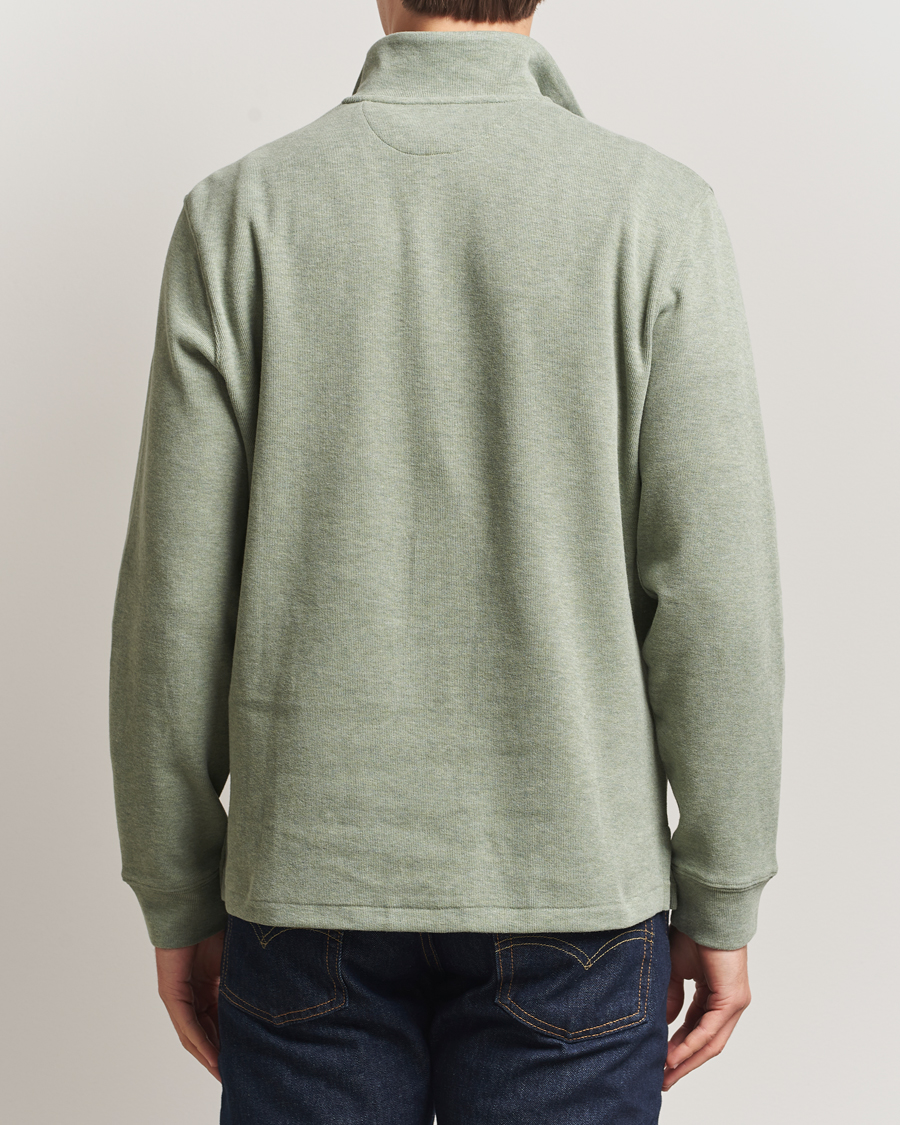 Hombres | Jerséis y prendas de punto | Polo Ralph Lauren | Double Knitted Half Zip Greenery Heather