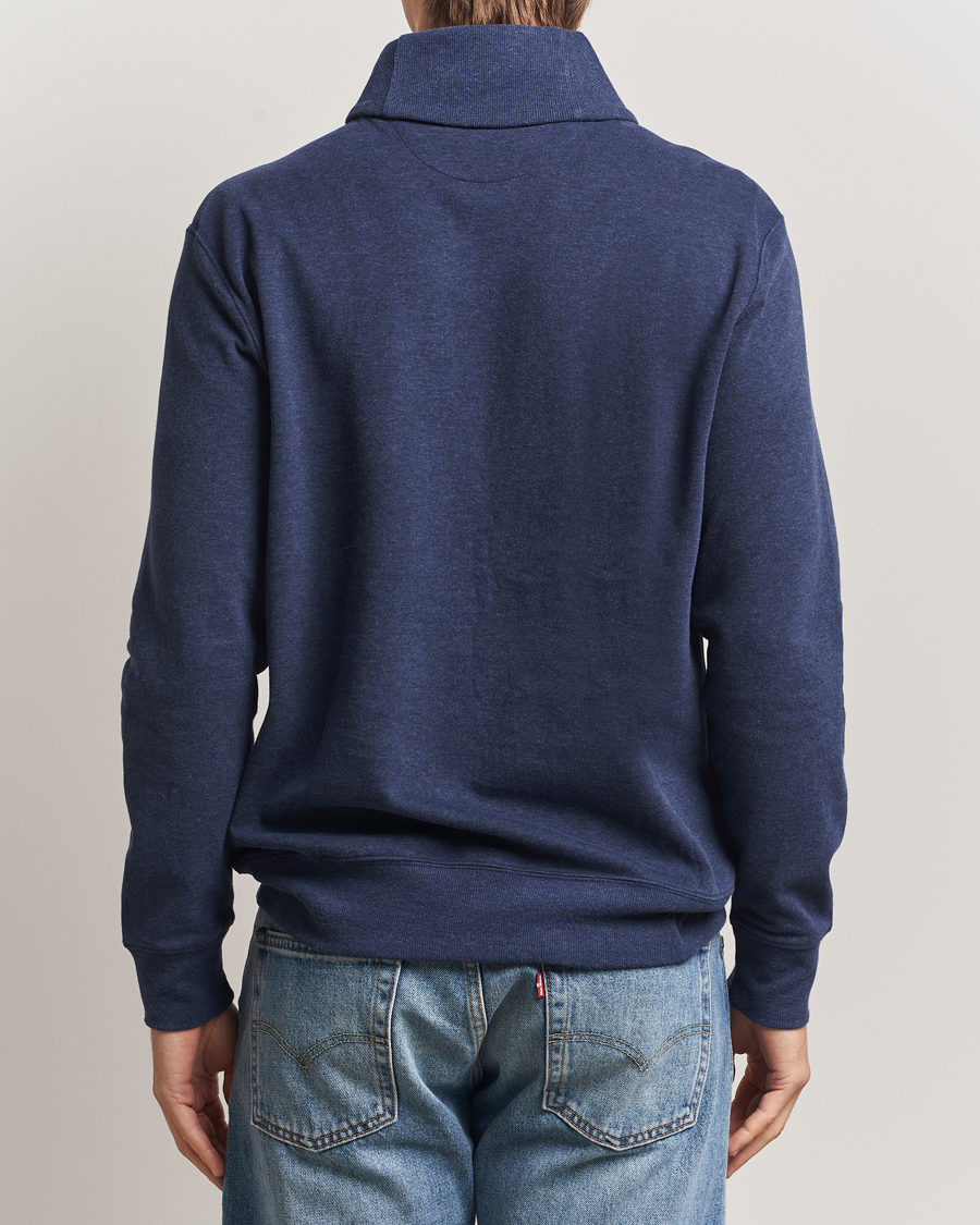 Hombres | Jerséis y prendas de punto | Polo Ralph Lauren | Double Knitted Shawl Collar Sweater Navy Heather
