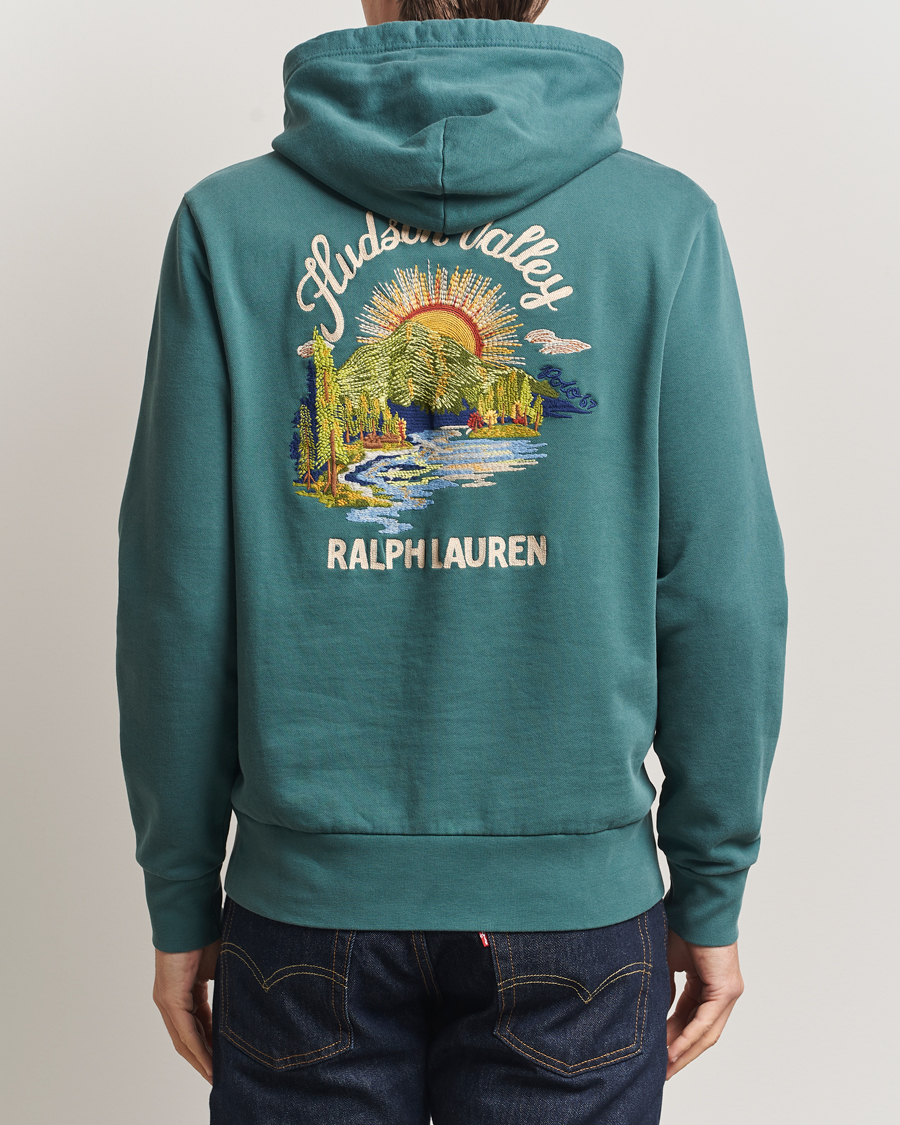 Hombres | Jerséis y prendas de punto | Polo Ralph Lauren | Printed Hoodie Charter Green