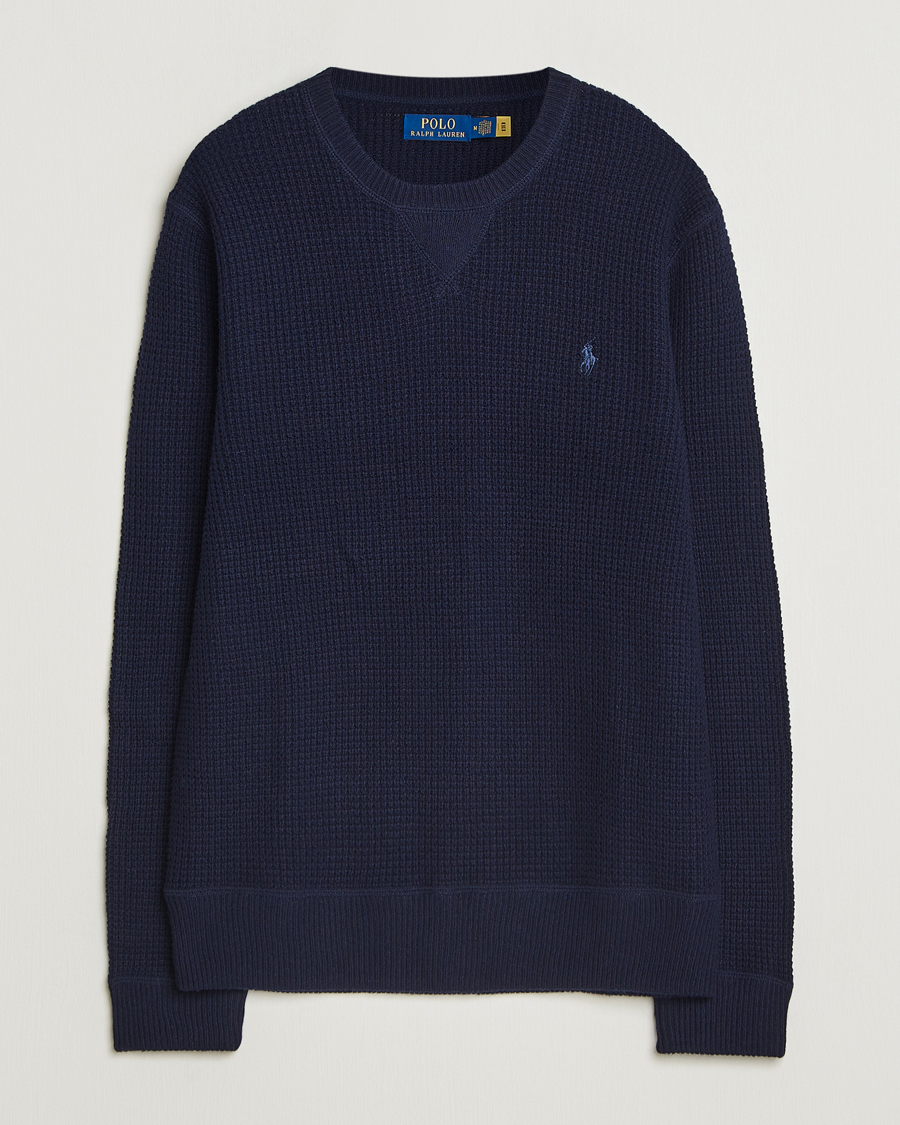 Hombres | Jerséis y prendas de punto | Polo Ralph Lauren | Cotton/Wool Pullover Hunter Navy