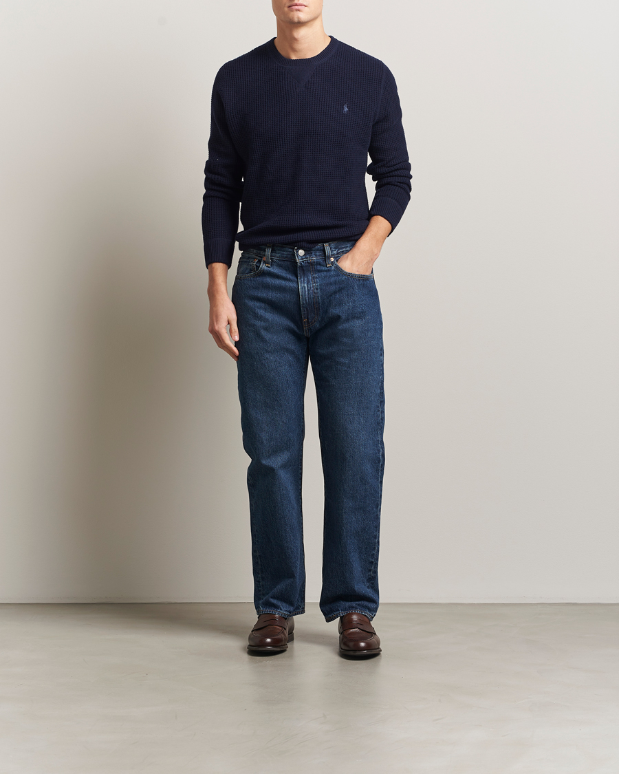Hombres | Jerséis y prendas de punto | Polo Ralph Lauren | Cotton/Wool Pullover Hunter Navy