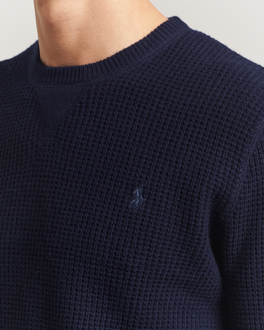Hombres | Jerséis y prendas de punto | Polo Ralph Lauren | Cotton/Wool Pullover Hunter Navy
