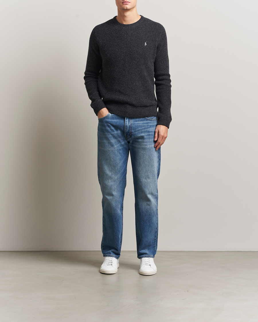 Hombres | Jerséis y prendas de punto | Polo Ralph Lauren | Cotton/Wool Pullover Dark Granite Heather