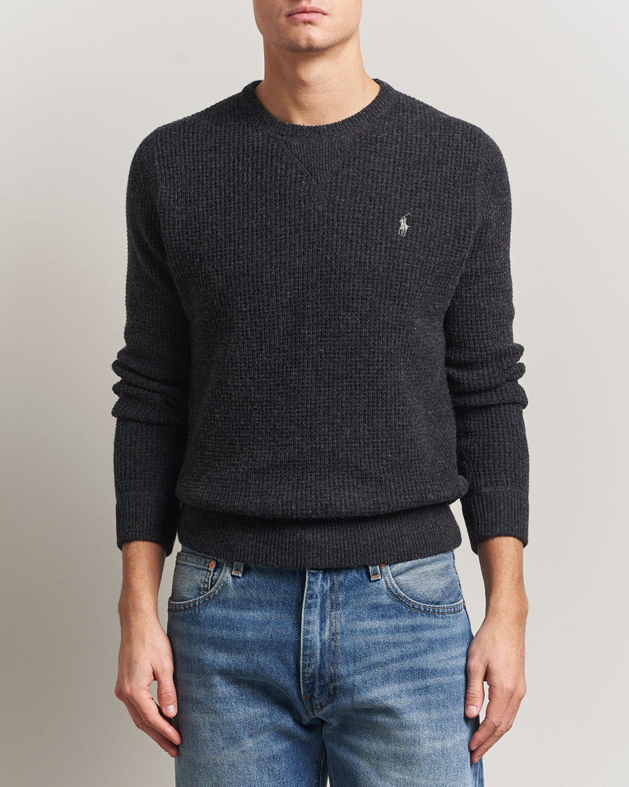 Hombres | Jerséis y prendas de punto | Polo Ralph Lauren | Cotton/Wool Pullover Dark Granite Heather