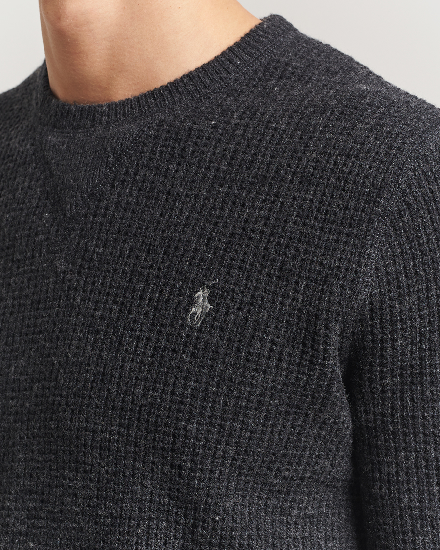 Hombres | Jerséis y prendas de punto | Polo Ralph Lauren | Cotton/Wool Pullover Dark Granite Heather