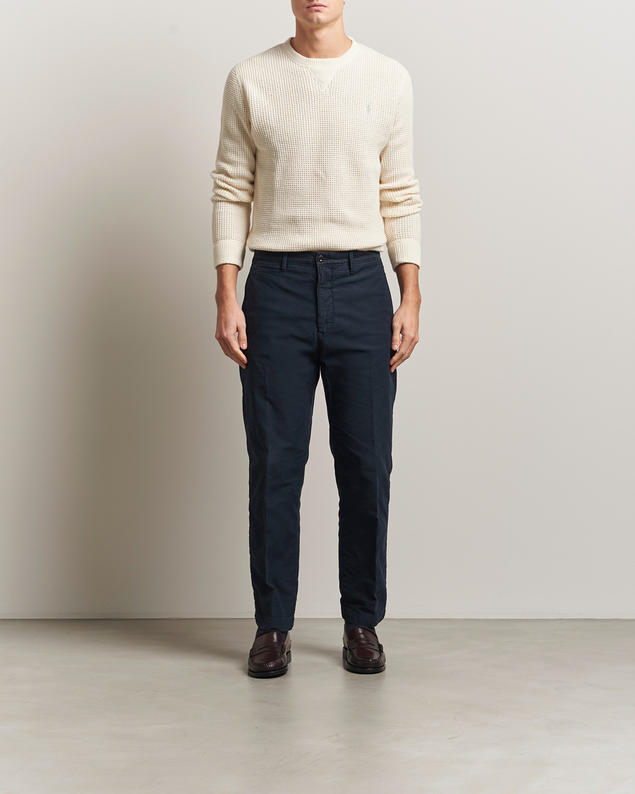 Hombres | Jerséis y prendas de punto | Polo Ralph Lauren | Cotton/Wool Pullover Andover Cream