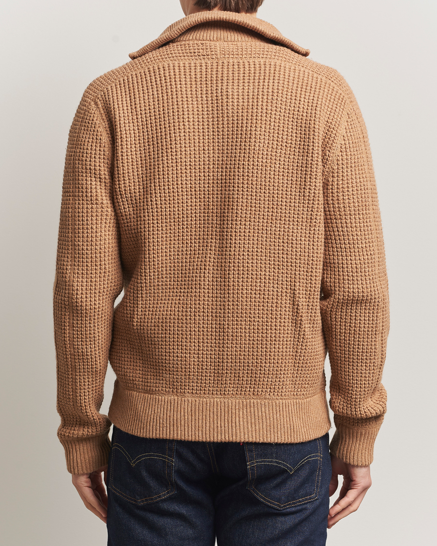 Hombres | Jerséis y prendas de punto | Polo Ralph Lauren | Cotton/Wool Full Zip Brown Sugar Melange