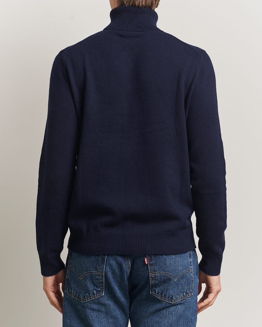 Hombres | Jerséis y prendas de punto | Polo Ralph Lauren | Cotton/Wool Rollneck Hunter Navy