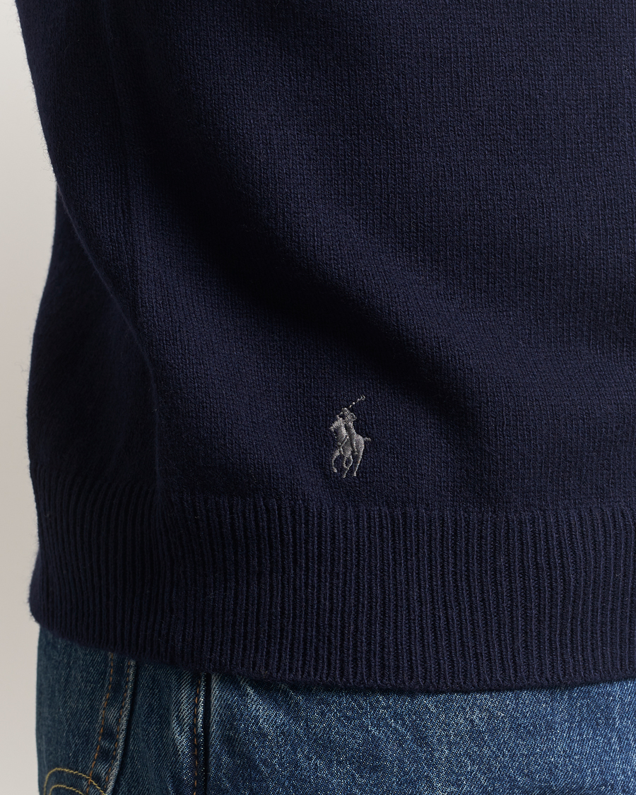 Hombres | Jerséis y prendas de punto | Polo Ralph Lauren | Cotton/Wool Rollneck Hunter Navy