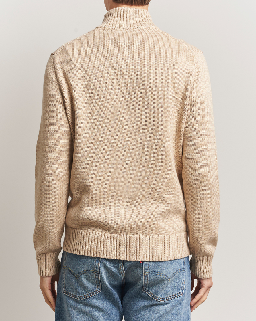 Hombres | Jerséis y prendas de punto | Polo Ralph Lauren | Cotton Pullover Half Zip Dune Melange
