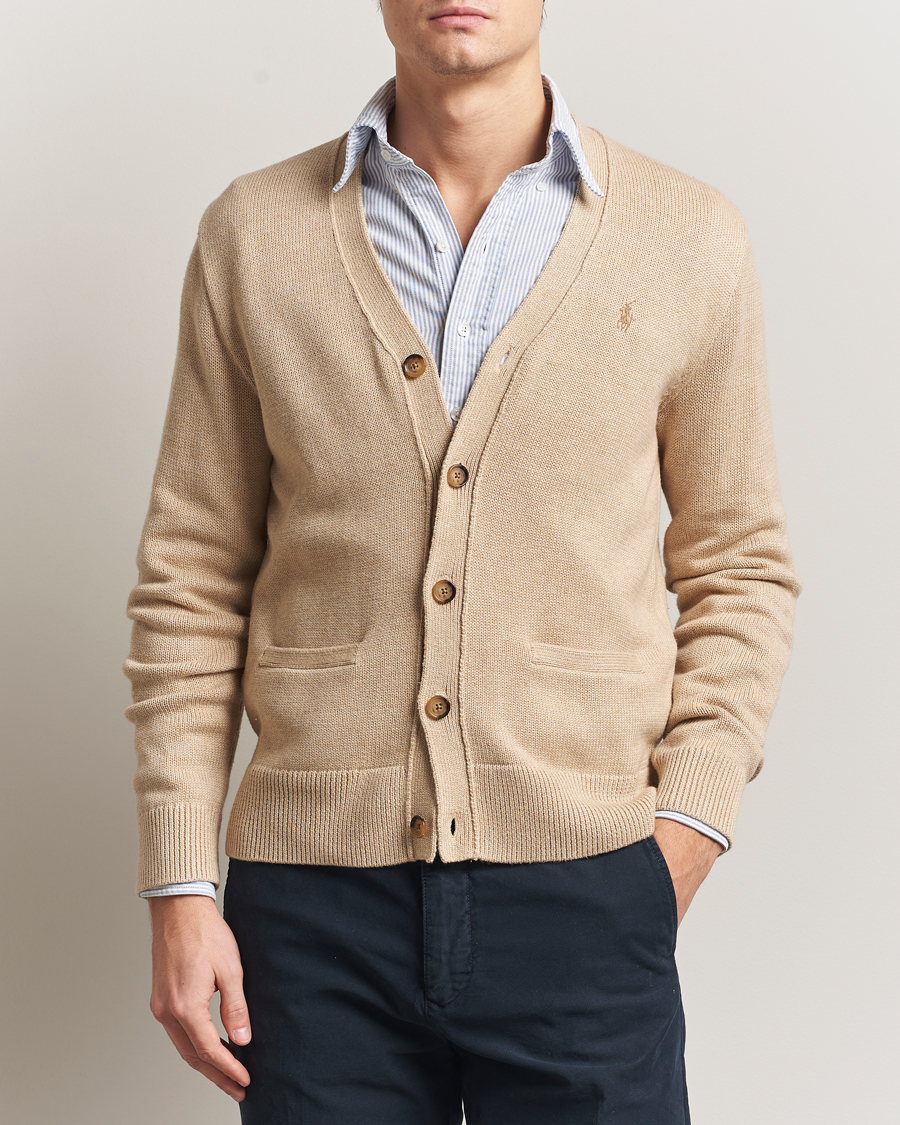 Hombres | Jerséis y prendas de punto | Polo Ralph Lauren | Cotton Cardigan Dune Melange