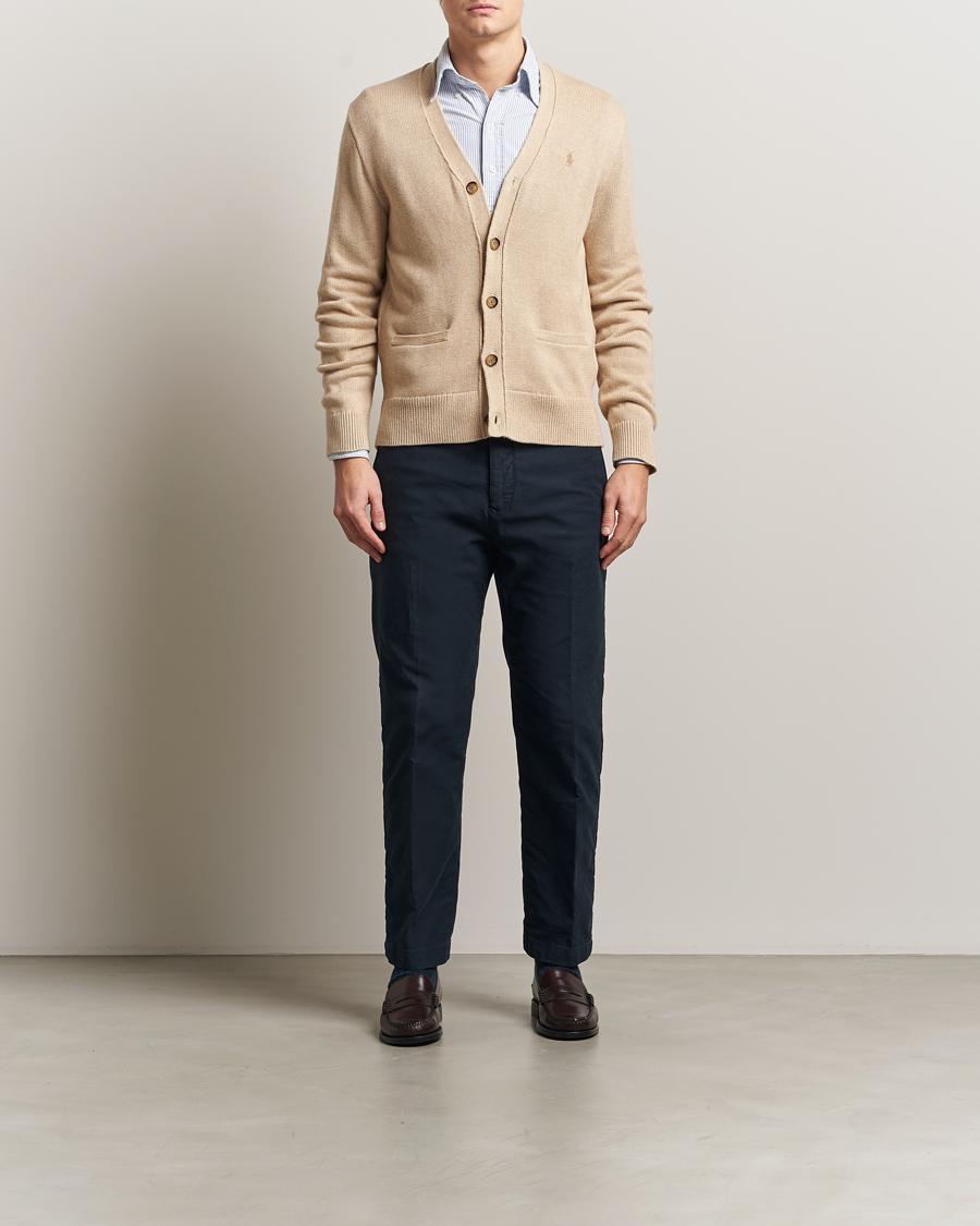 Hombres | Jerséis y prendas de punto | Polo Ralph Lauren | Cotton Cardigan Dune Melange