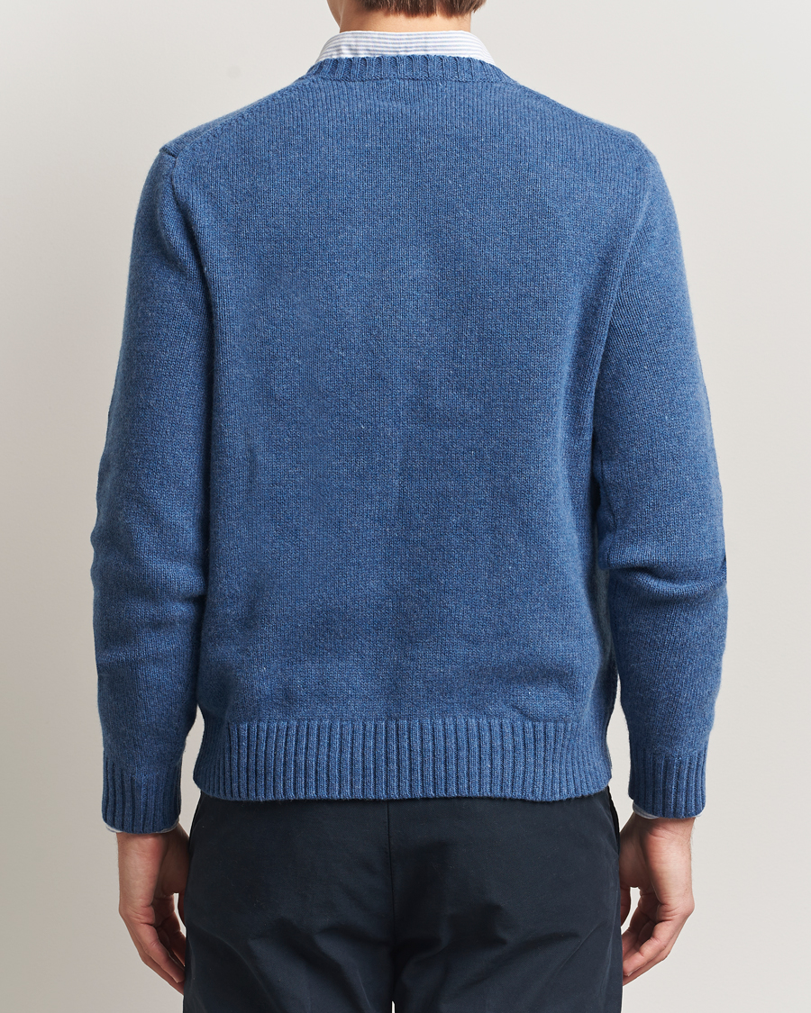 Hombres | Jerséis y prendas de punto | Polo Ralph Lauren | Cotton/Wool Printed Sweater Blue Multi