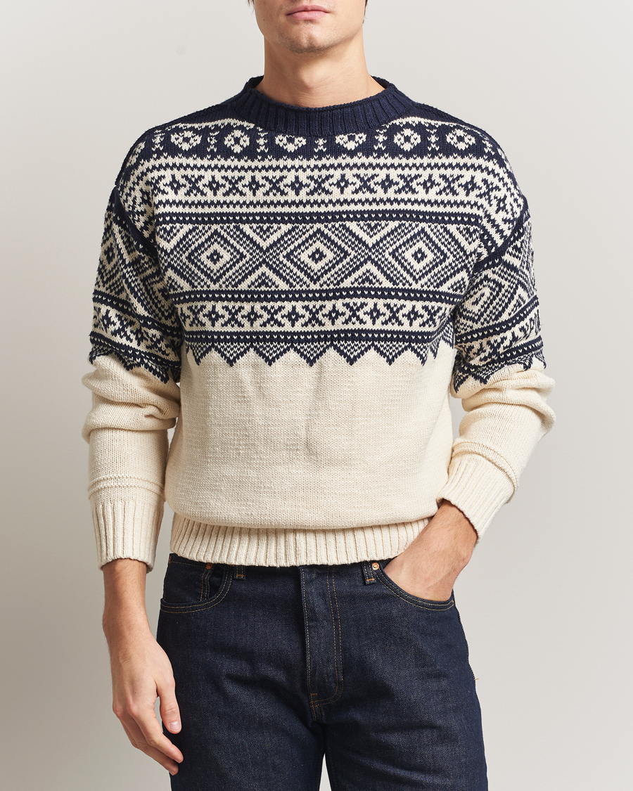 Hombres | Jerséis y prendas de punto | Polo Ralph Lauren | Cotton/Cashmere Sweater Cream Combo