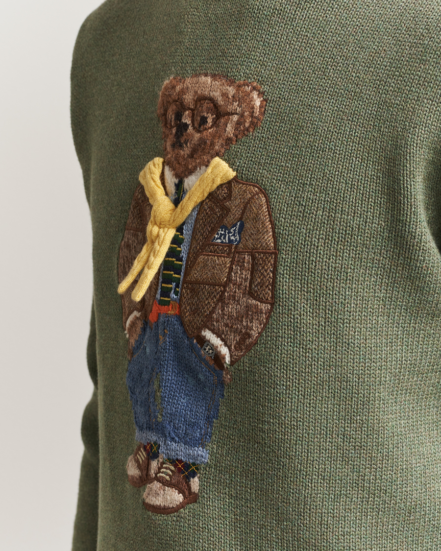 Hombres | Jerséis y prendas de punto | Polo Ralph Lauren | Cotton/Cashmere Bear Sweater Lovette Heather