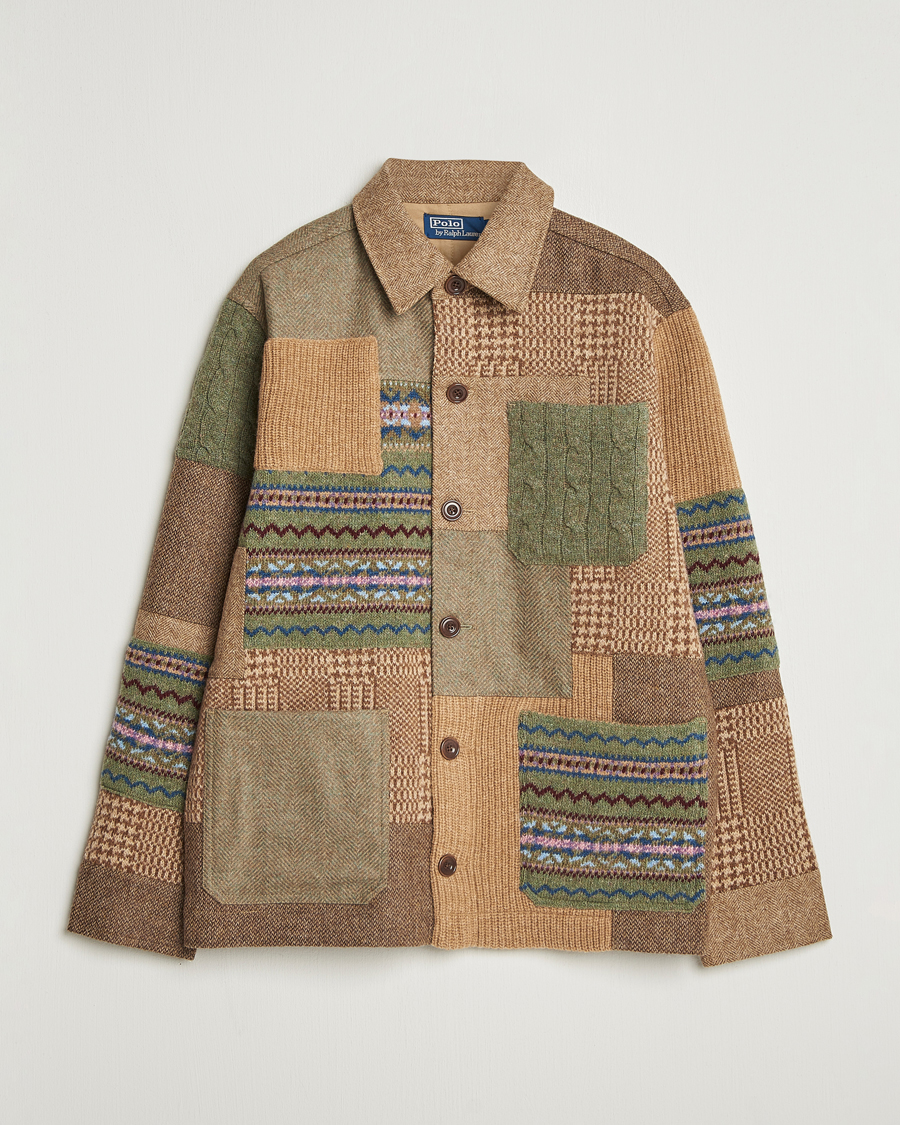 Hombres | Jerséis y prendas de punto | Polo Ralph Lauren | Wool Blend Cardigan Tan Multi