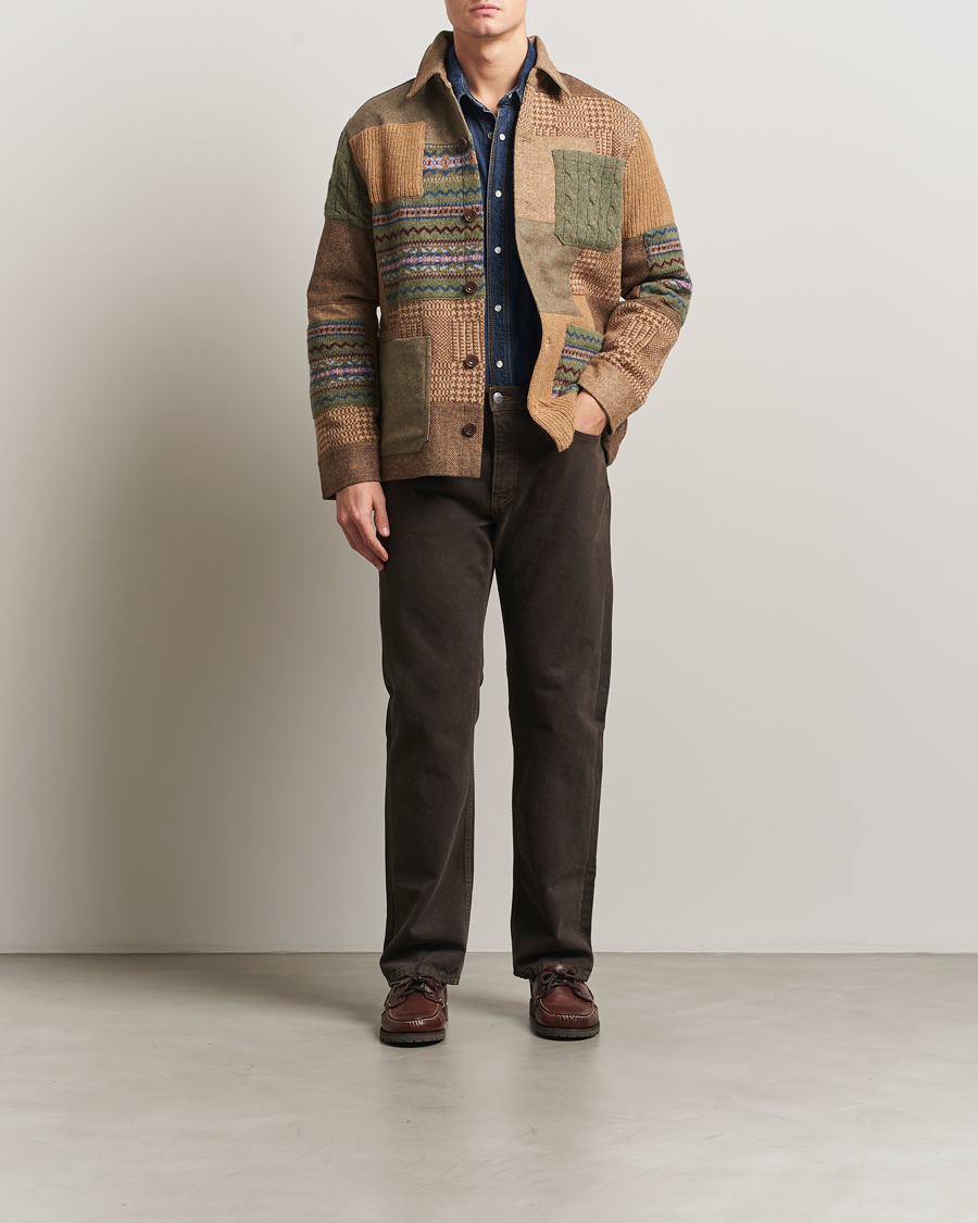 Hombres | Jerséis y prendas de punto | Polo Ralph Lauren | Wool Blend Cardigan Tan Multi