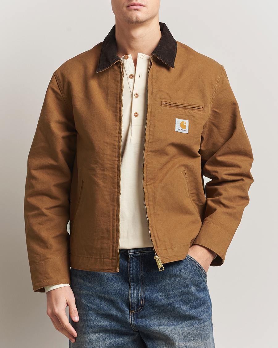 Hombres | Abrigos y chaquetas | Carhartt WIP | Detroit Jacket Dearborn Canvas Hamilton Brown