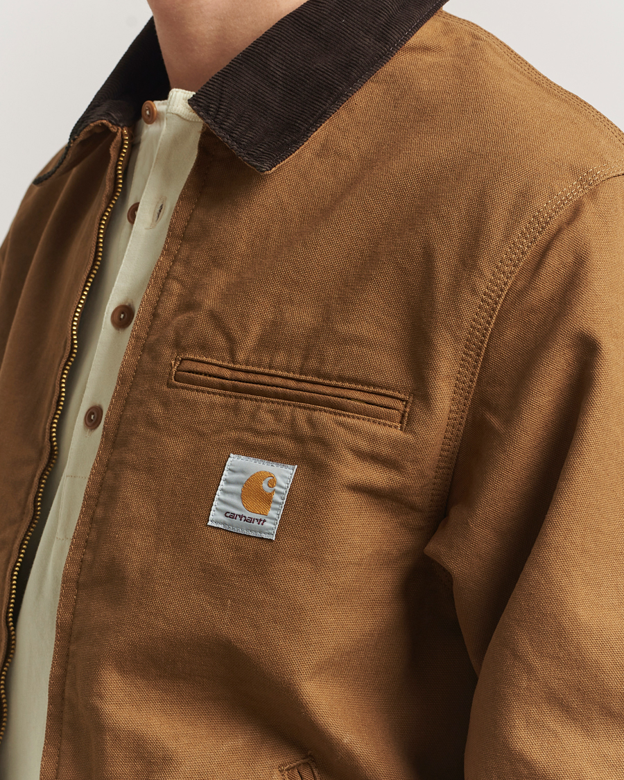 Hombres | Abrigos y chaquetas | Carhartt WIP | Detroit Jacket Dearborn Canvas Hamilton Brown
