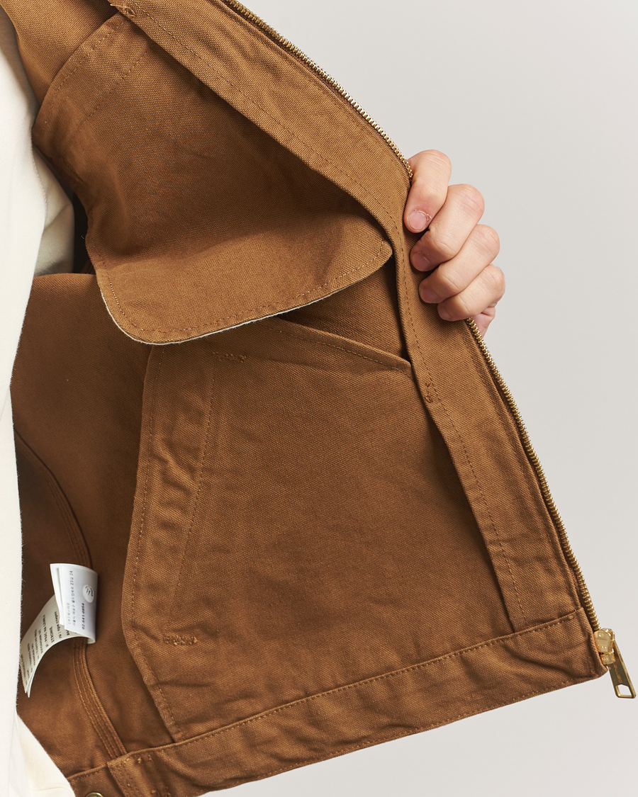 Hombres | Abrigos y chaquetas | Carhartt WIP | Detroit Jacket Dearborn Canvas Hamilton Brown