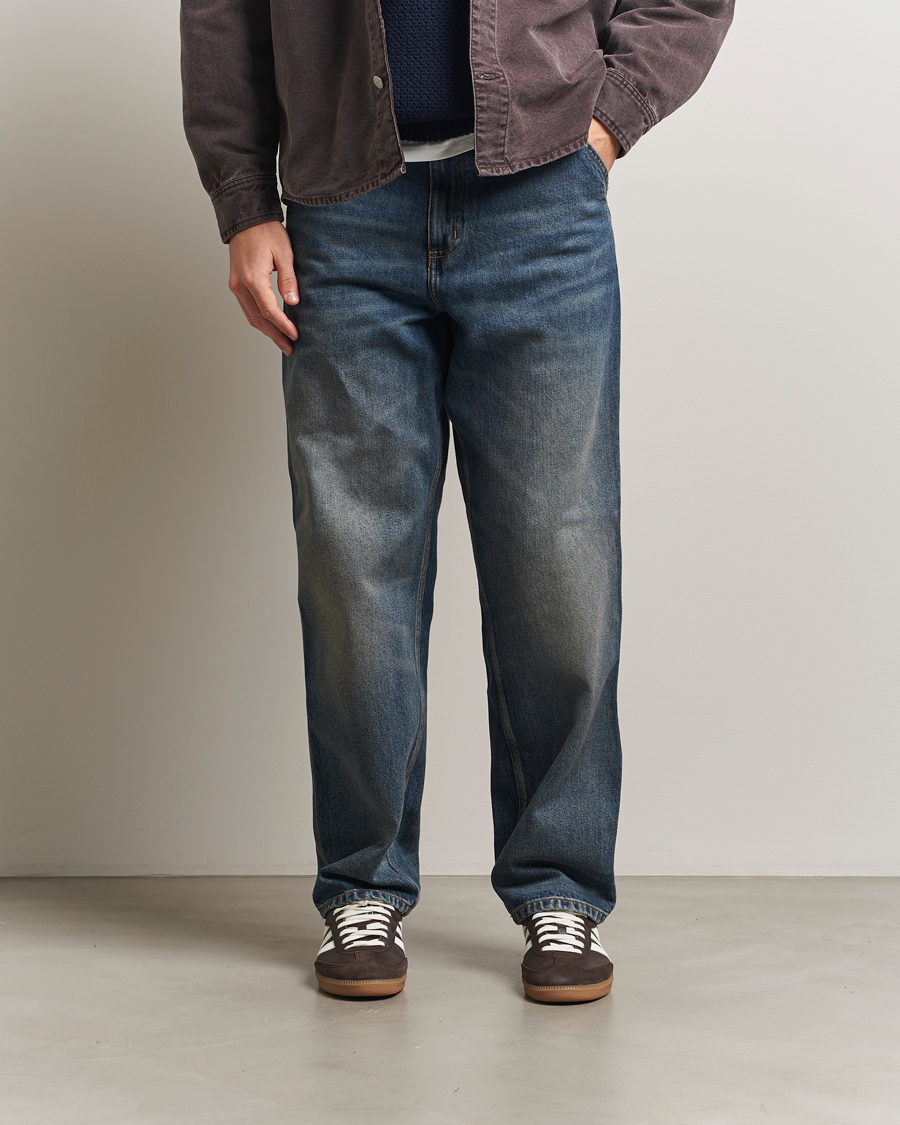 Hombres | Camisas | Carhartt WIP | Single Knee Pants Worn Used Wash