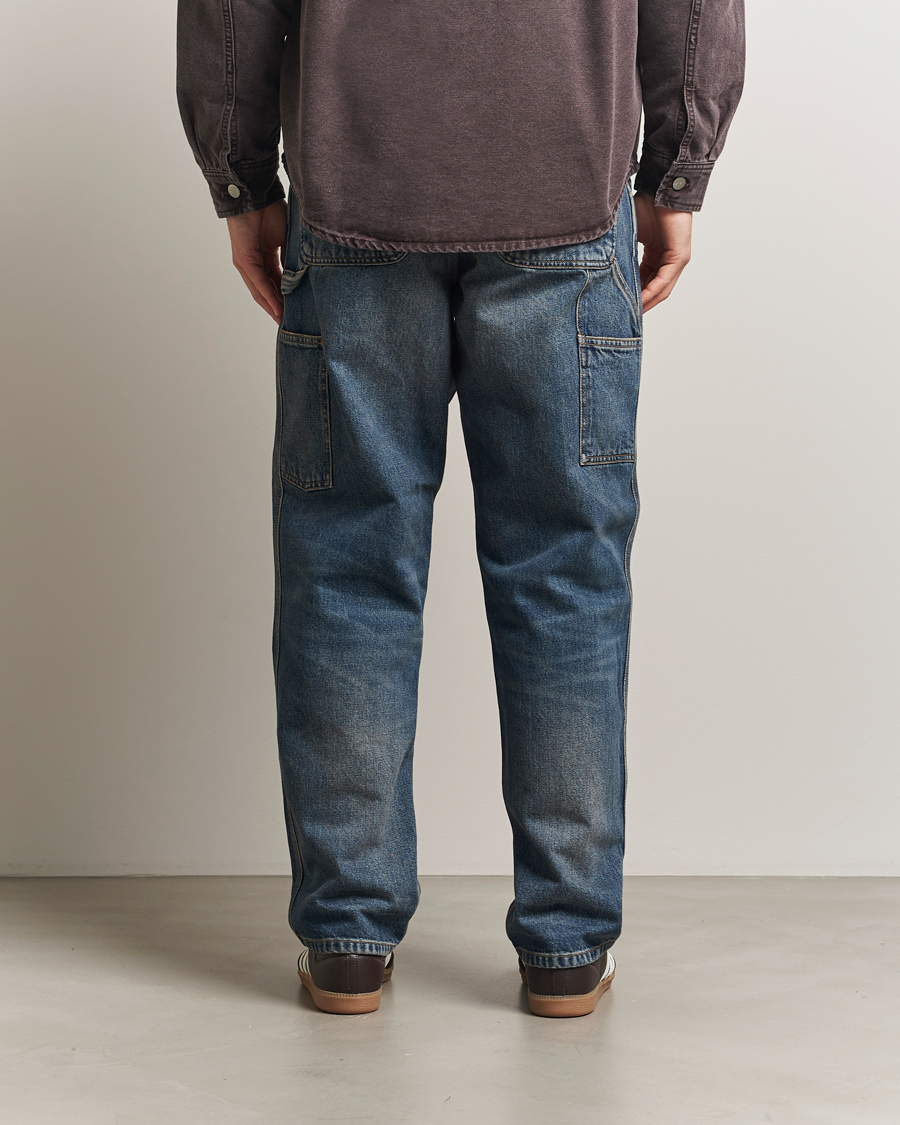 Hombres | Vaqueros | Carhartt WIP | Single Knee Pants Worn Used Wash