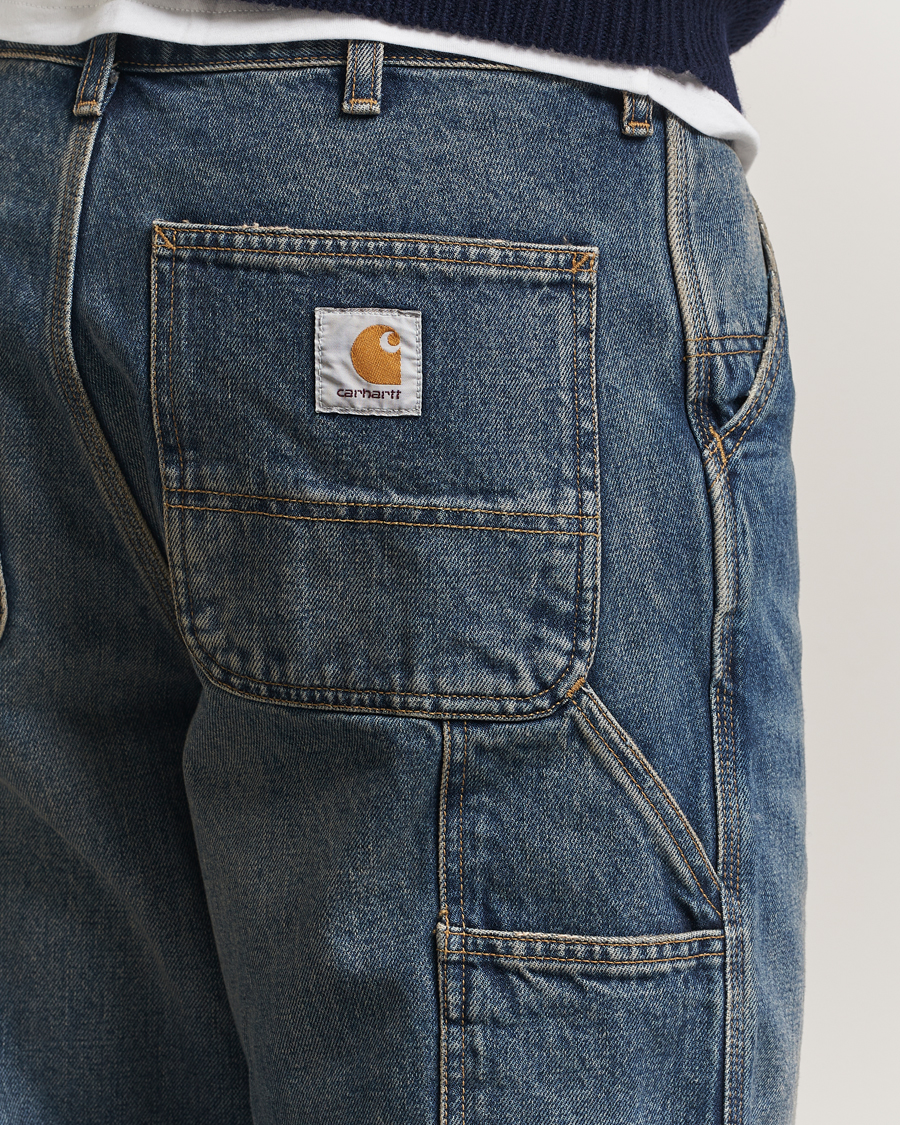 Hombres | Camisas | Carhartt WIP | Single Knee Pants Worn Used Wash