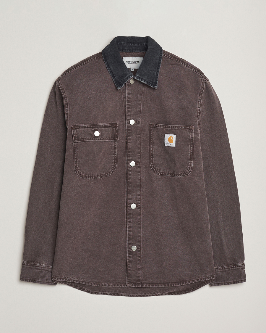Hombres | Camisas | Carhartt WIP | Mitch Dusky Canvas Overshirt Palisander
