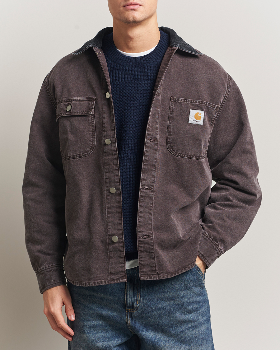 Hombres | Camisas | Carhartt WIP | Mitch Dusky Canvas Overshirt Palisander