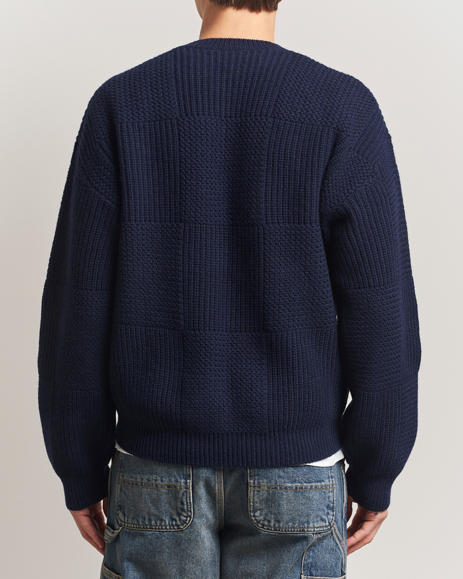 Hombres | Jerséis y prendas de punto | Carhartt WIP | Bishop Knitted Sweater Dark Navy