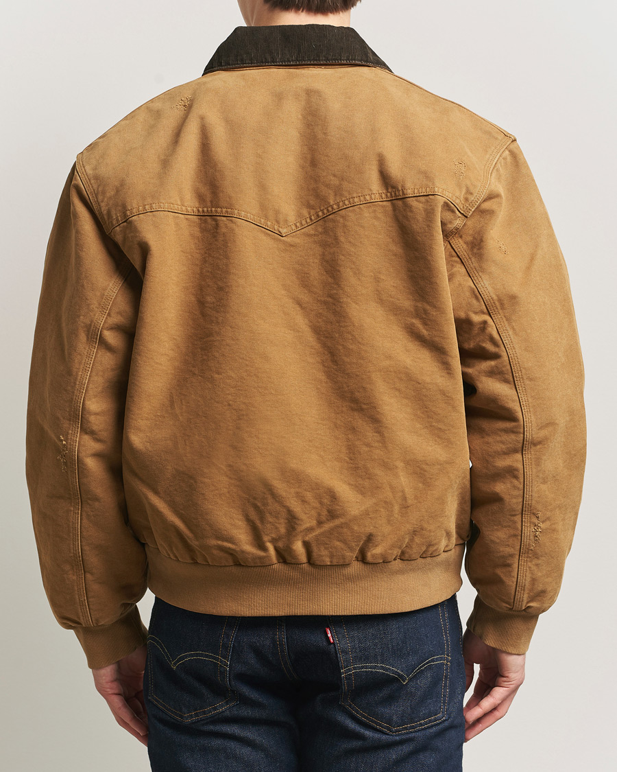 Hombres | Abrigos y chaquetas | Carhartt WIP | OG Santa Fee Jacket Hamilton Brown Grind Washed