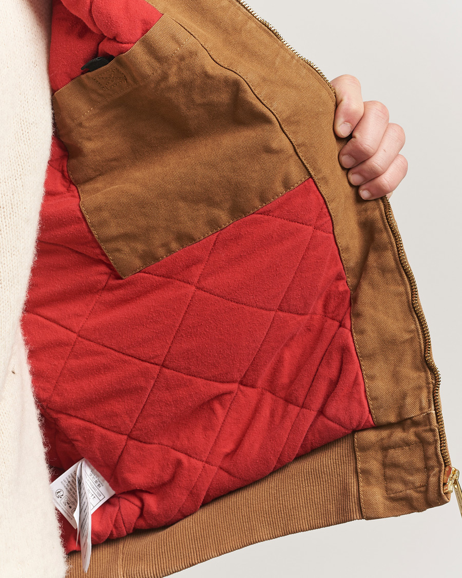 Hombres | Abrigos y chaquetas | Carhartt WIP | OG Santa Fee Jacket Hamilton Brown Grind Washed