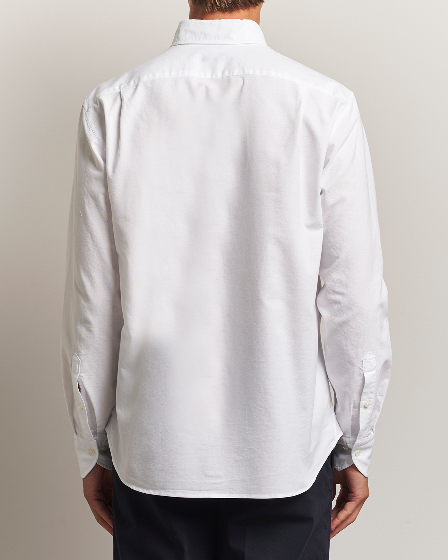 Hombres | Camisas | Stenströms | Regular Fit Oxford Shirt White