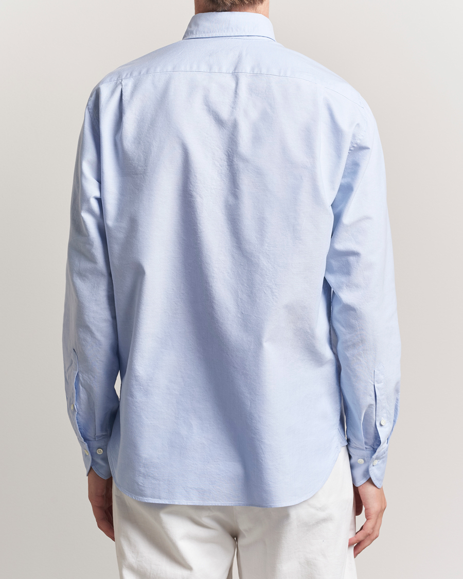 Hombres | Camisas | Stenströms | Regular Fit Oxford Shirt Light Blue