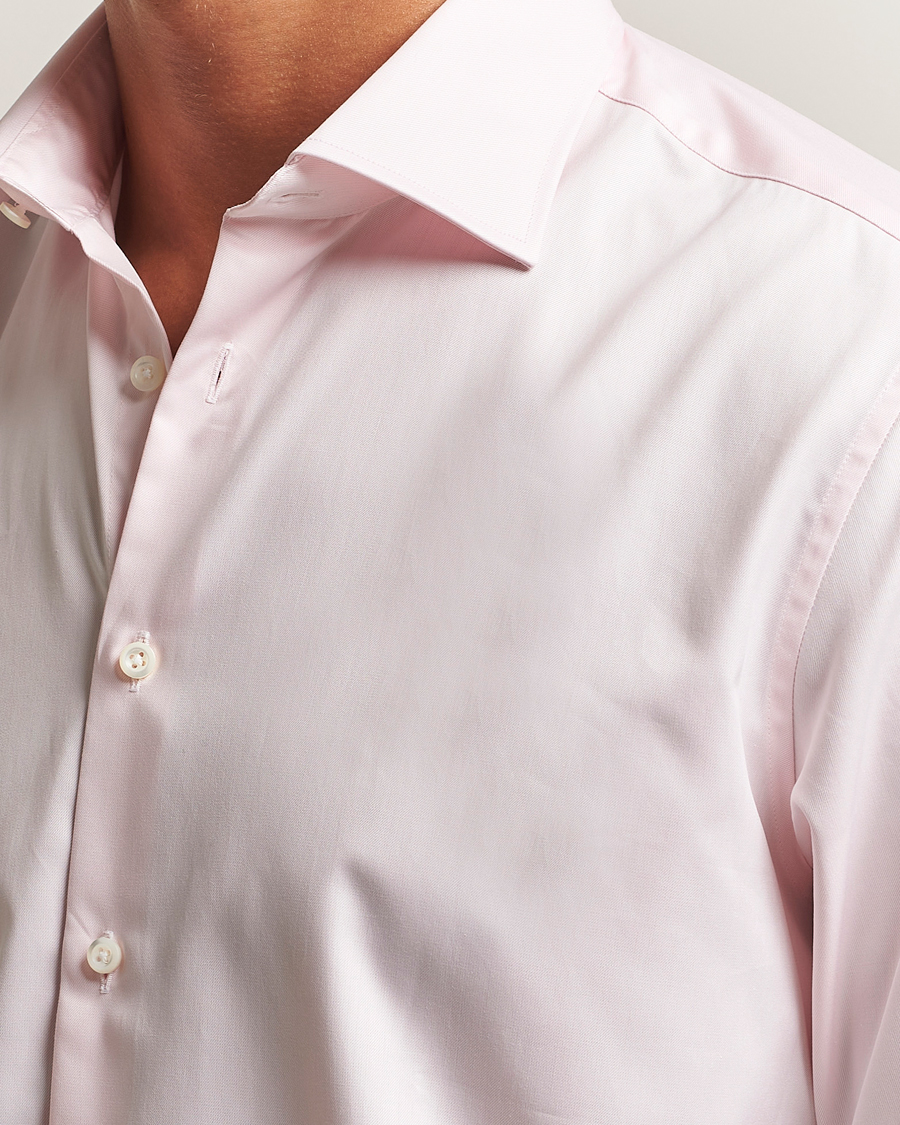 Hombres | Camisas | Stenströms | Regular Fit Cut Away Shirt Pink