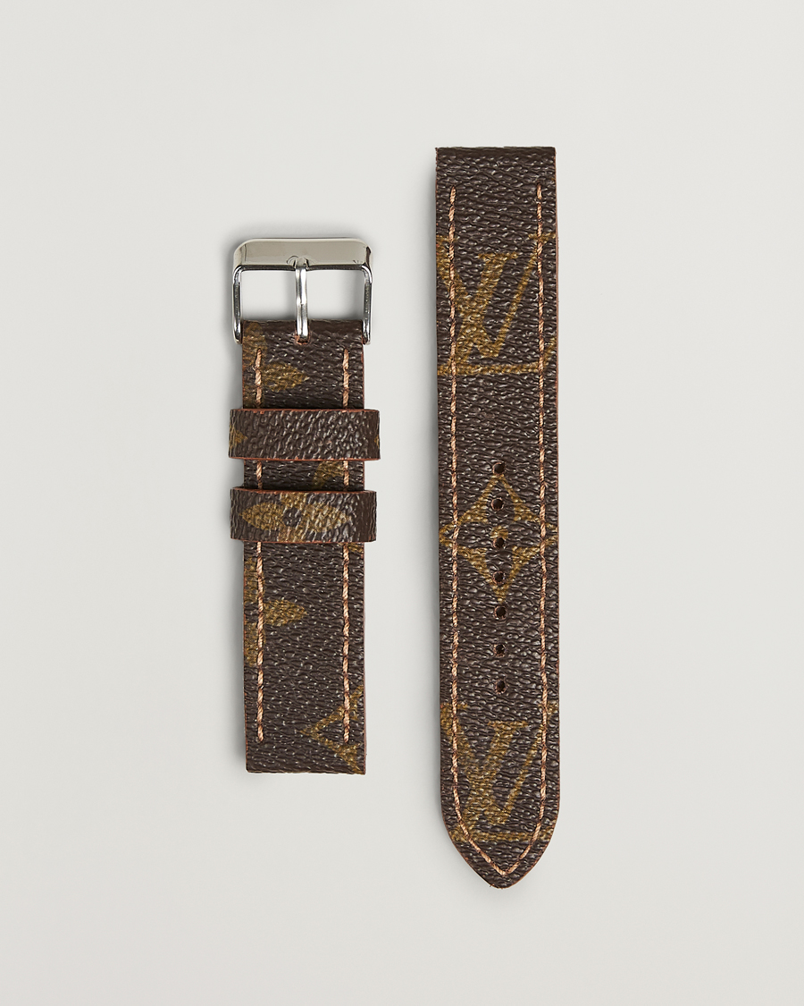 Hombres | Correas de reloj | Care with Carl | Watch Strap Re-made Louis Vuitton Monogram