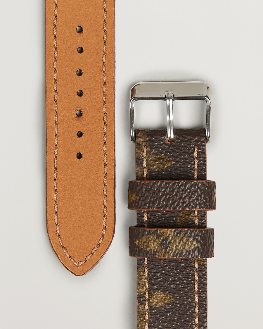 Hombres | Correas de reloj | Care with Carl | Watch Strap Re-made Louis Vuitton Monogram