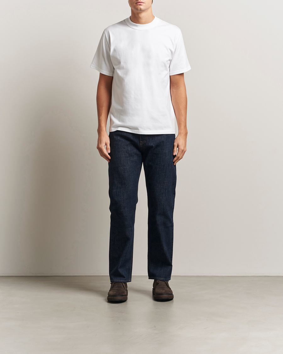 Hombres | Camisetas | Armor Lux for Care of Carl | Armor-lux 2-Pack Heritage Callac T-Shirt White/White