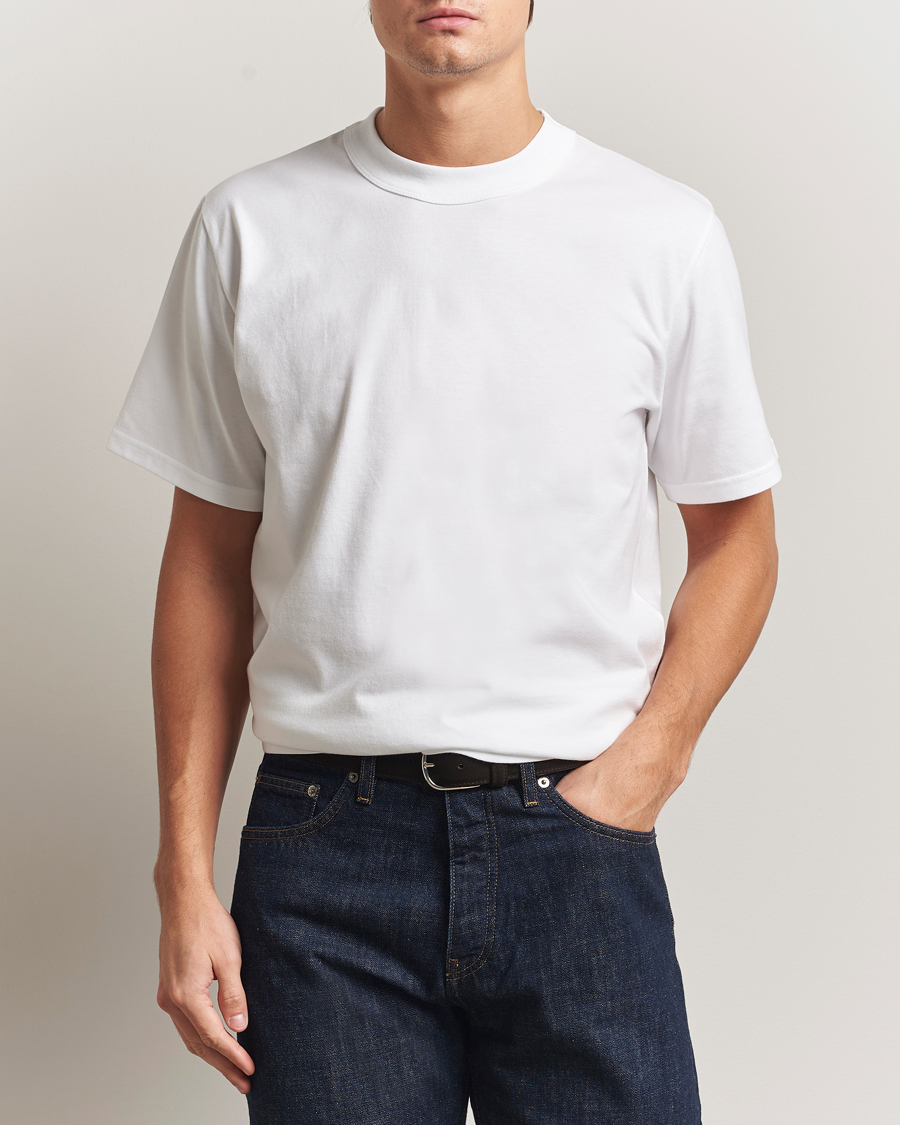 Hombres | Camisetas | Armor Lux for Care of Carl | Armor-lux 2-Pack Heritage Callac T-Shirt White/White