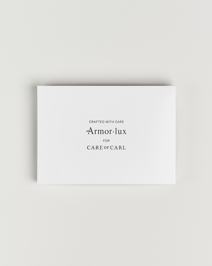 Hombres | Camisetas | Armor Lux for Care of Carl | Armor-lux 2-Pack Heritage Callac T-Shirt White/White