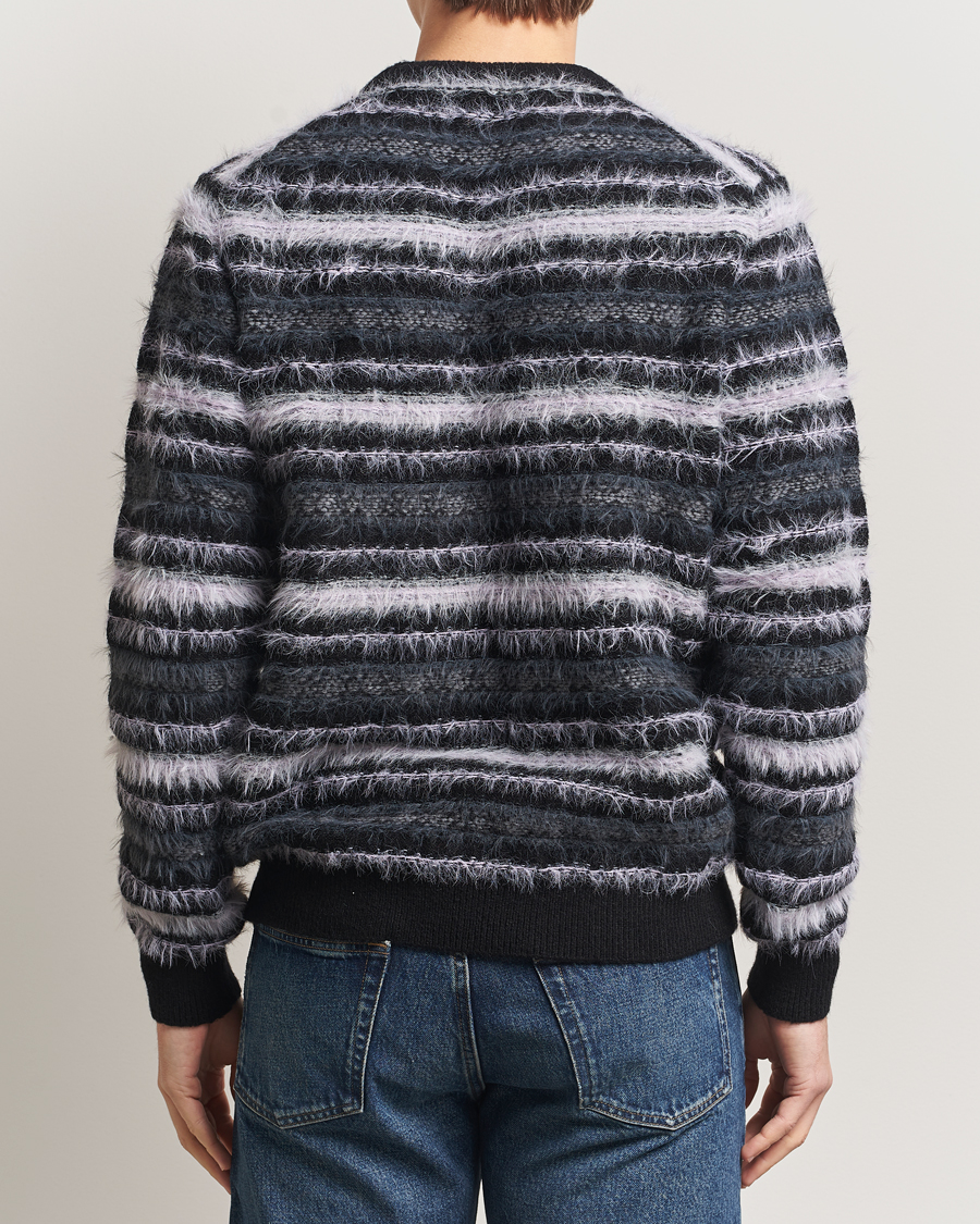 Hombres | Jerséis y prendas de punto | Samsøe Samsøe | Finnley Striped Knitted Sweater Black Multi