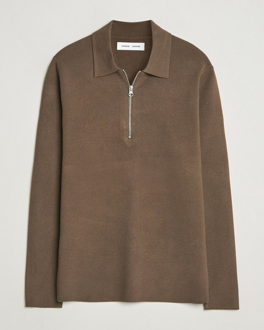 Hombres | Jerséis y prendas de punto | Samsøe Samsøe | Guna Half Zip Canteen